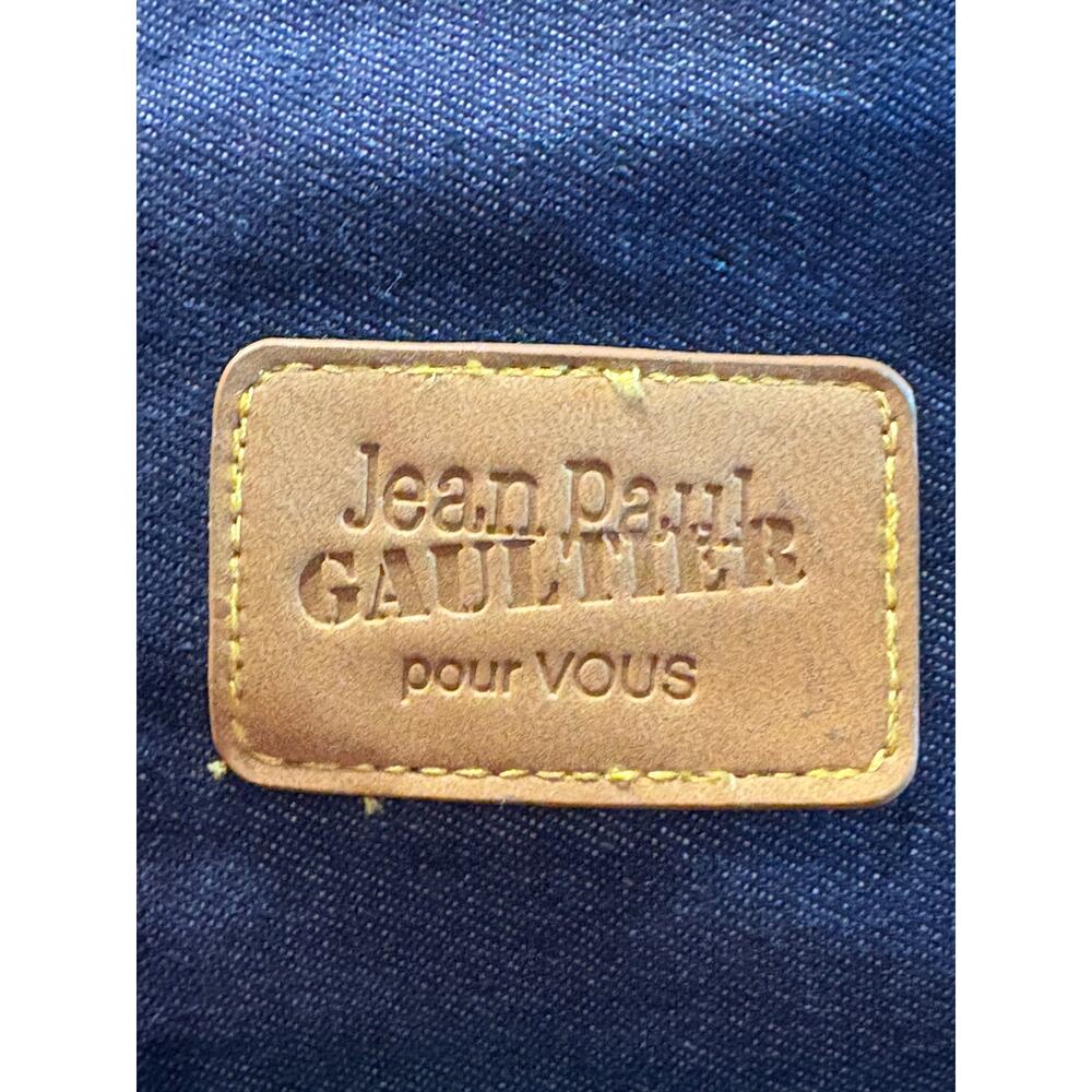 Jean Paul Gaultier pour Vous Denim Weekend Duffel Bag NWOT - Picture 9 of 11